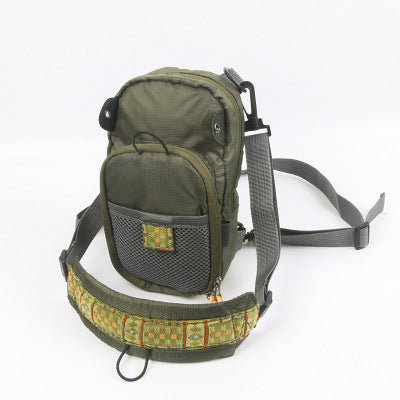 Multi-Pocket Crossbody Bag for Fishing Gear