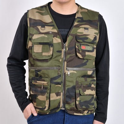 Men's Multi-Pocket Outdoor Vest