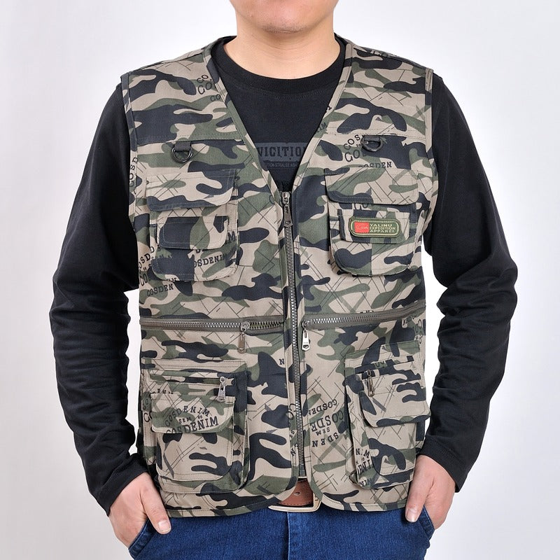 Men's Multi-Pocket Outdoor Vest