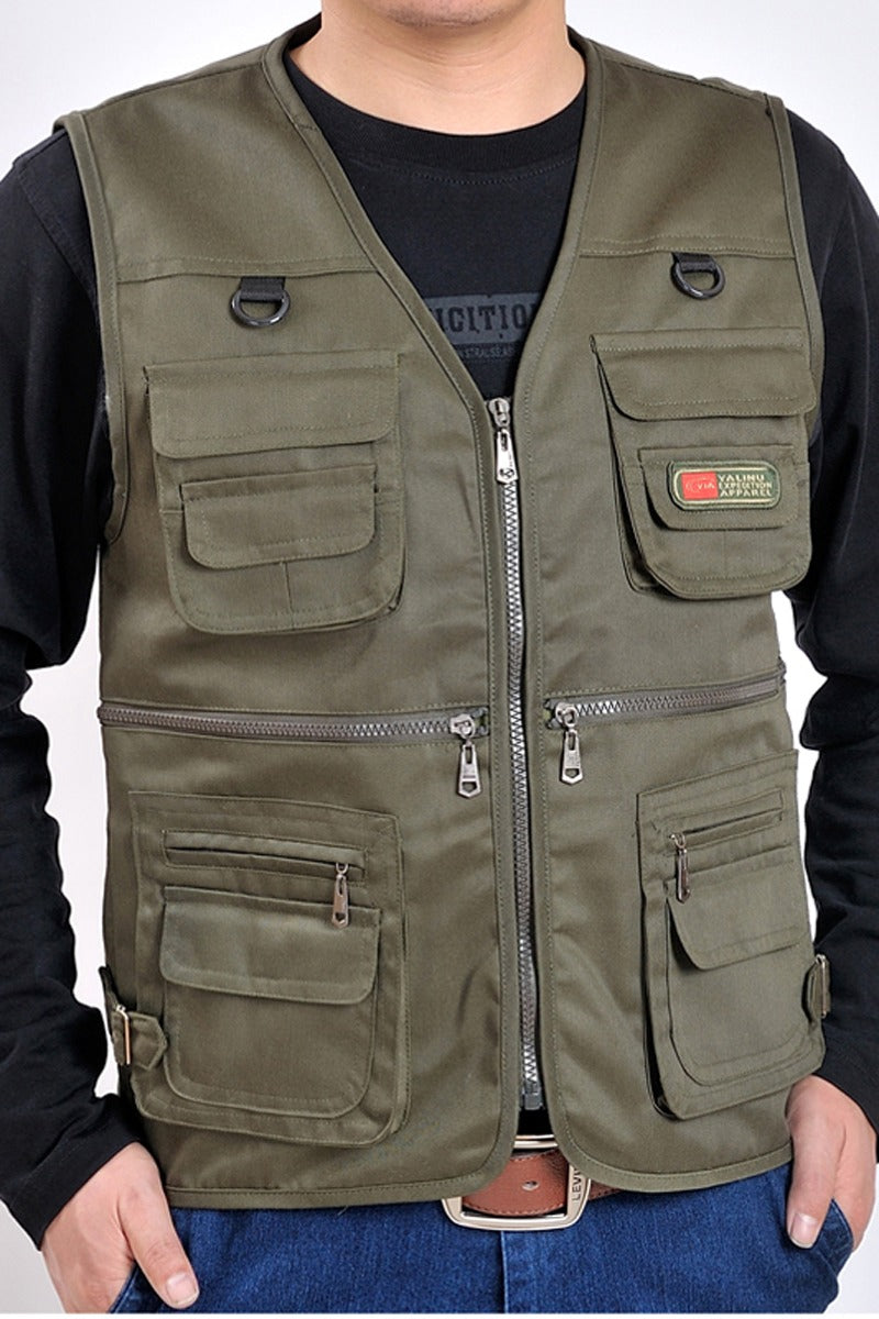 Men's Multi-Pocket Outdoor Vest