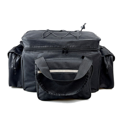 Large Capacity Fishing Tackle Bag with Camouflage Design