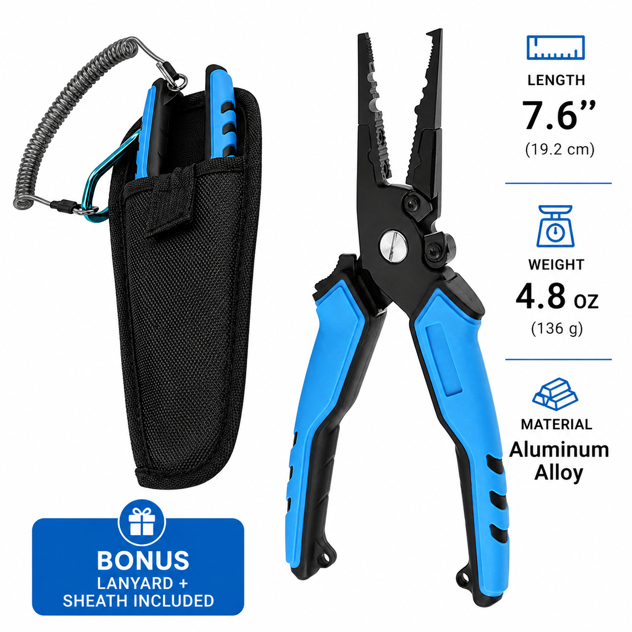 GripScale™ Aluminum Fish Gripper with Built-In Weighing Scale