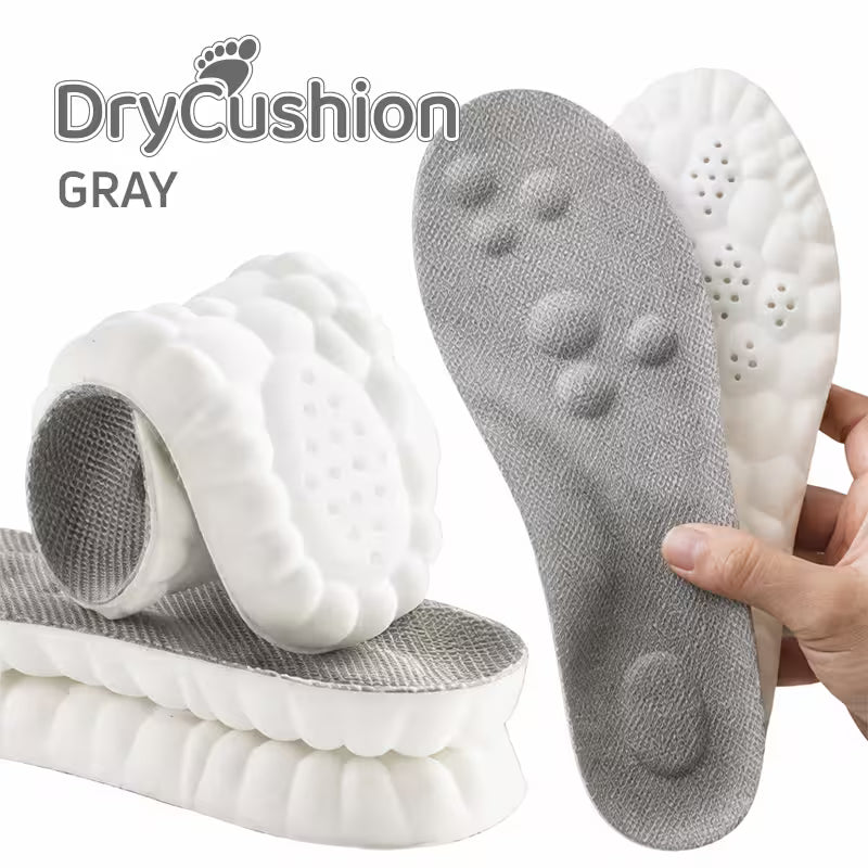 “DryCushion” Shock Absorbing Insoles
