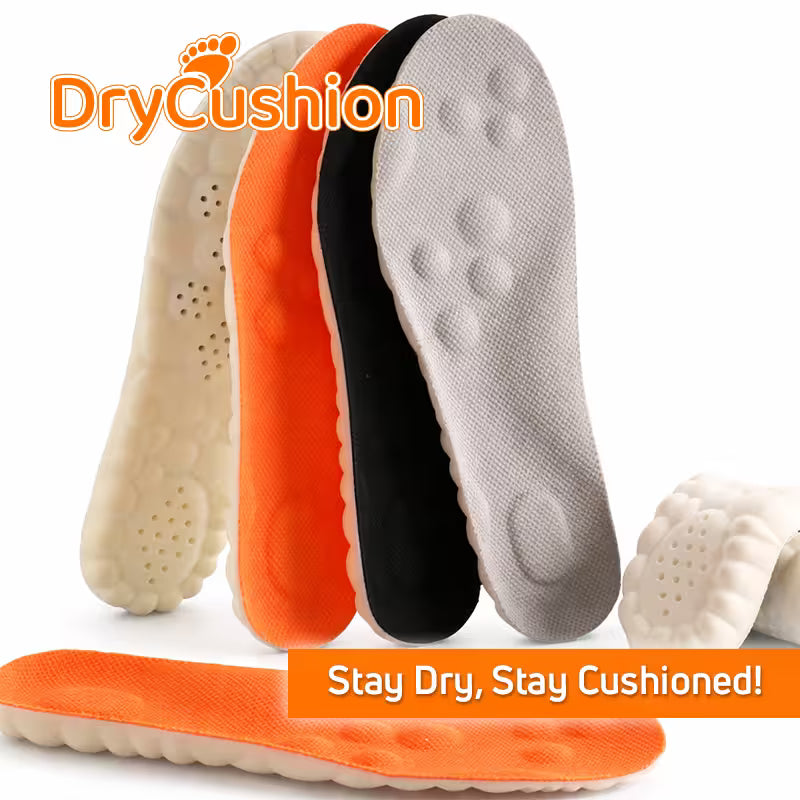 “DryCushion” Shock Absorbing Insoles