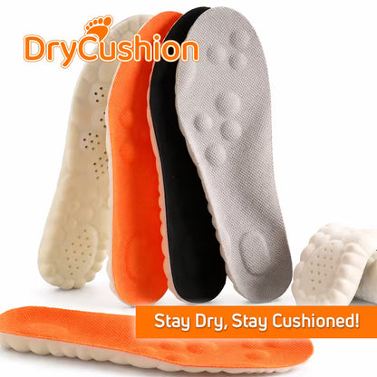 “DryCushion” Shock Absorbing Insoles