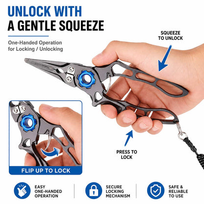 ProCut™ Multi-Tool Fishing Pliers with Tungsten Cutter