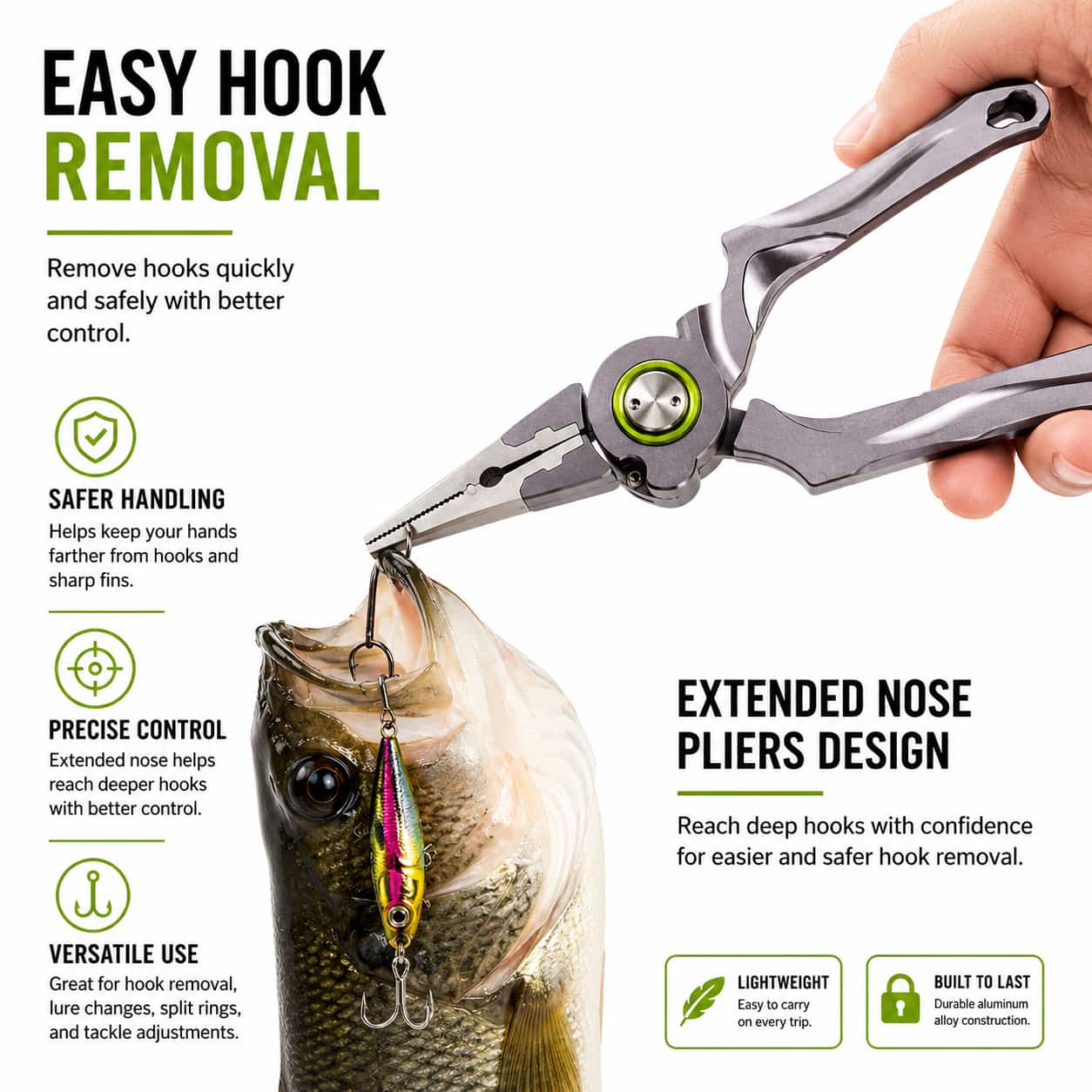 ProHook™ Foldable Fishing Pliers