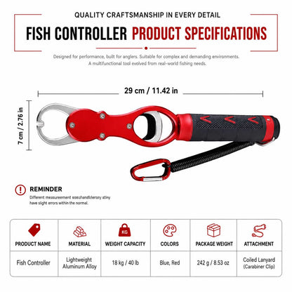 GripPro™ Fish Lip Gripper with Built-In Scale