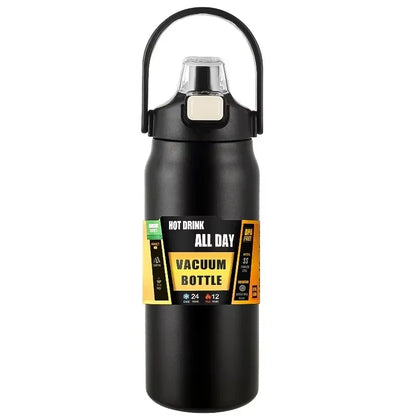 304 Stainless Steel Thermal Mug Outdoor Thermos Portable Tumbler Vacuum Flasks Cold and Hot Sports Water Bottle with Straw